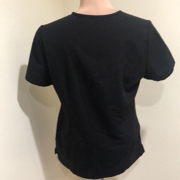 Figs Casma Scrub Top Size Small Black - Picture 5 of 10